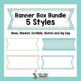 Banner Box Bundle, Applique