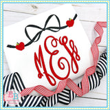 School Bows Embroidery Bundle, Embroidery