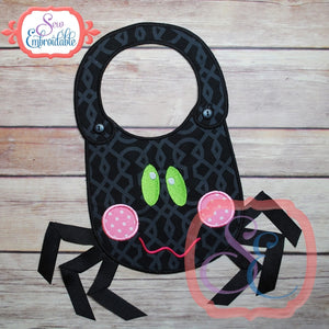 ITH Spider Baby Bib, In The Hoop Projects