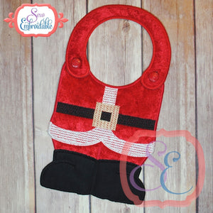 ITH Santa Suit Bib, In The Hoop Projects