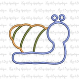 Snail Satin Stitch Applique Design, Applique